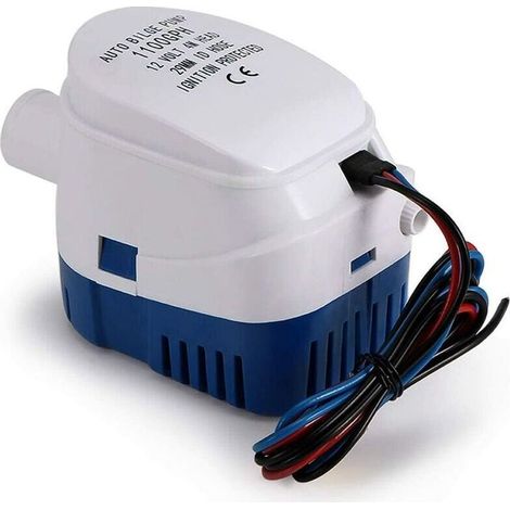 Bilge Pump, 12V 1100 GPH Automatic Bilge Pump Submersible Marine Automatic Bilge Pump Quiet Liquid Pump (1/5)