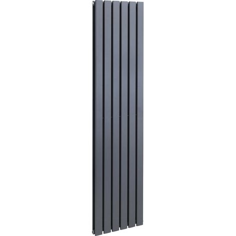 Baridi DH353 Vertical Radiator Double Flat Panel 420 x 1800mm Anthracite