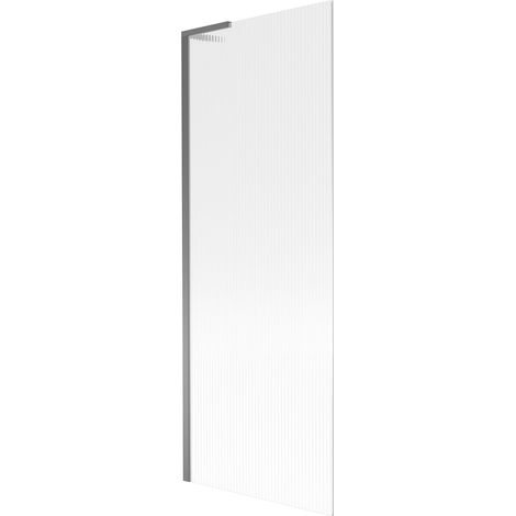Mexen Next L panel de bañera 1-ala 70 x 150 cm, rayas, metal de arma - 895-070-000-03-09-95 (1/5)