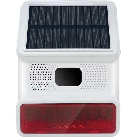 Tuya Sirena di Allarme Multifunzione Smart WiFi e RF con Pannello Solare (1/4)