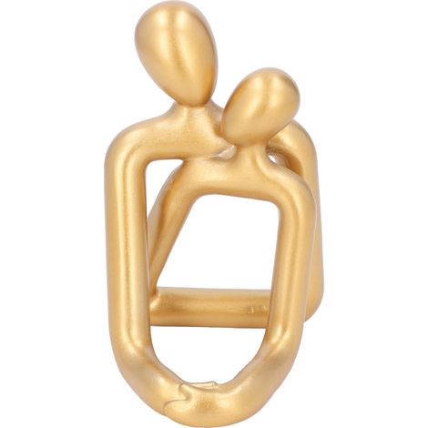 Figurine Résine Design Élégant Sculpture Couple Multifonctionnelle Déco Maison 16cm/365g (1/5)