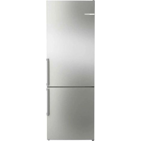 Bosch Serie 4, Combinazione frigorifero-congelatore a libera installazione con scomparto congelatore inferiore, 203 x 70 cm, acciaio inox (con antimpronta), KGN49VICT (1/3)