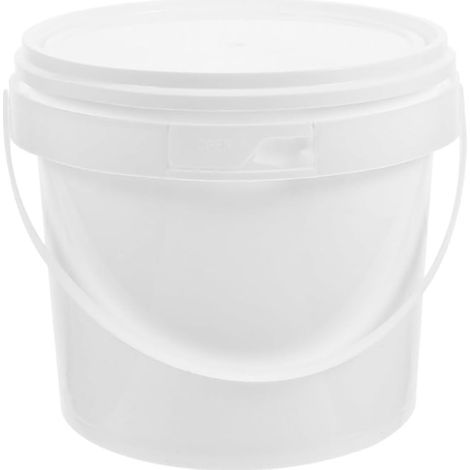1 Seau en plastique transparent, couvercle étanche, matière PP, stockage aliments boissons, cuisine professionnel (1/5)