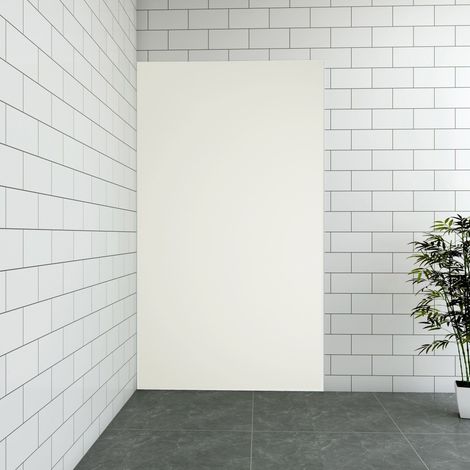 Ocean Sanitaire – Panneau mural de douche en aluminium 40 x 210 cm – Étanche, installation rapide, surface hydrofuge, résistant aux taches et rayures (1/2)
