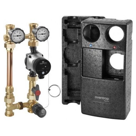 Système de raccordement de chaudière OV Regumat F-180 DN 25 m Pompe Grundfos ALPHA2 26-60