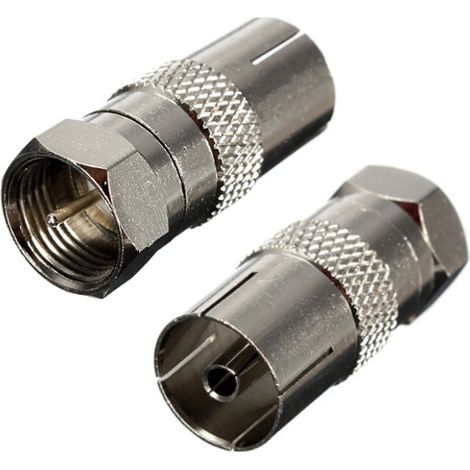 HF-Adapterbuchse (IEC-Buchse) / F-Stecker