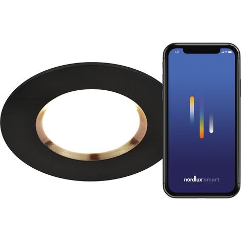 Spot encastréC DORADO SMART Matière plastique Noir, H.5.4 - IP65 - LED Module /Nordlux Extérieur (1/3)