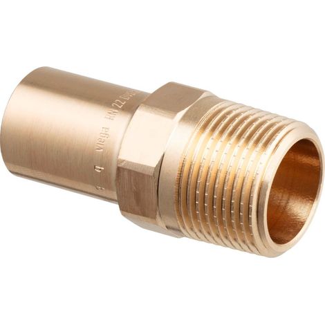 Viega Profipress Sanpress-Inserto, d 15mm, R 1/2 bronzo rosso o bronzo al silicio modello 2211.1, 115418