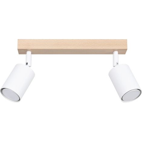 Regleta Elluae blanco, 2 luces (1/5)