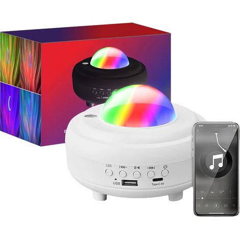Lampe de Projection de ciel étoilé aurores boréales, USB, atmosphère, lune, romantique, fantaisie, veilleuse de chevet pour enfants (1/5)