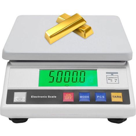 Balance Numérique électronique - Balance de Précision 7.5kg/0.1g - Balance pour Cuisine, Laboratoire - Balance à Haute Précision