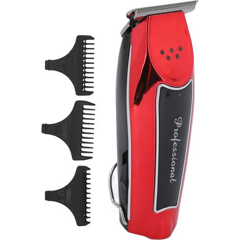 Tondeuse à cheveux professionnelle sans fil, kit de coupe de cheveux électrique, prise US 100-240 V pour hommes (1/5)