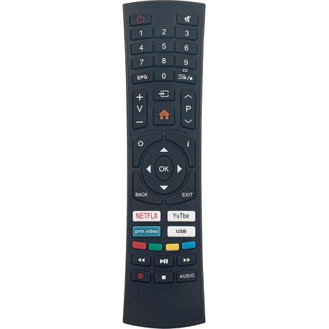 Replacement remote control for Caixun TV DVB-T2S2C LE-43N4 DVBT2S2C LE43N4
