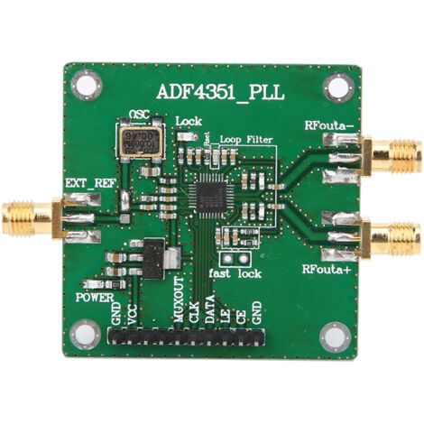 Carte de développement ADF4351 pour synthétiseur de fréquence à boucle à verrouillage de phase (PLL) de source de signal RF 35 MHz - 4,4 GHz (1/5)