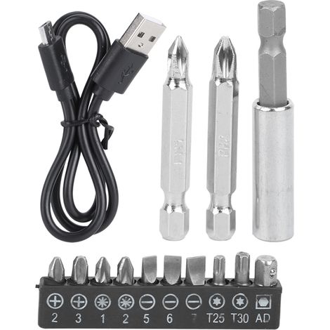 Mini tournevis électrique, perceuse rechargeable au lithium-ion, tournevis ménager (1/5)