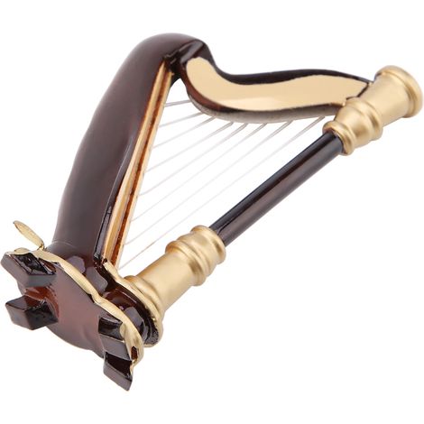 Figurine miniature de harpe de 9 cm dans une boîte cadeau (1/4)