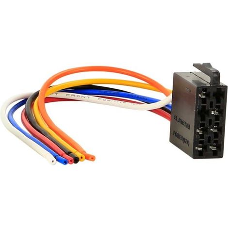 Adaptateur radio alimentation ISO 6x fils en vrac 20 cm en vrac