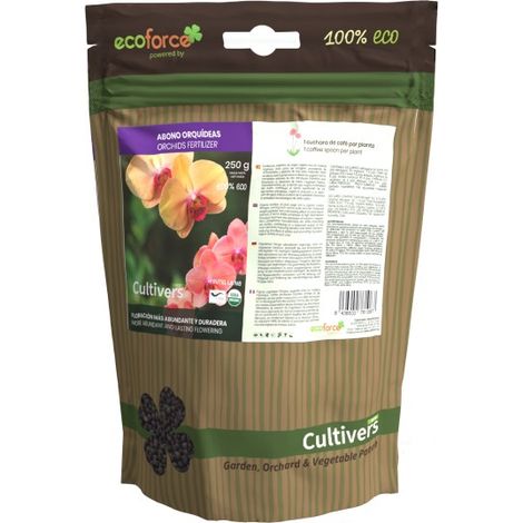 CULTIVERS Abono Orquídeas Ecológico 250 g (1/5)