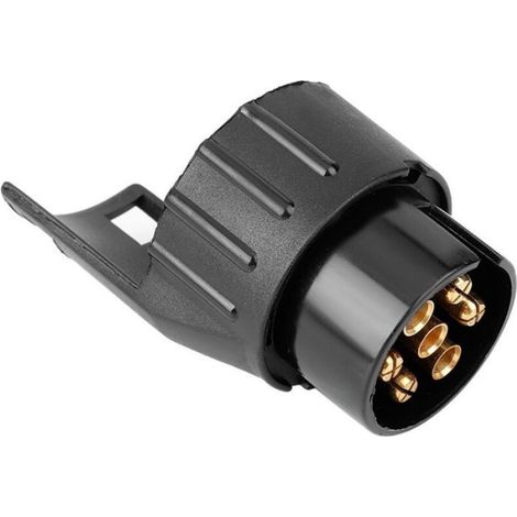 7 à 13 broches remorque camion caravane barre d'attelage prise de remorquage adaptateur convertisseur (1/4)