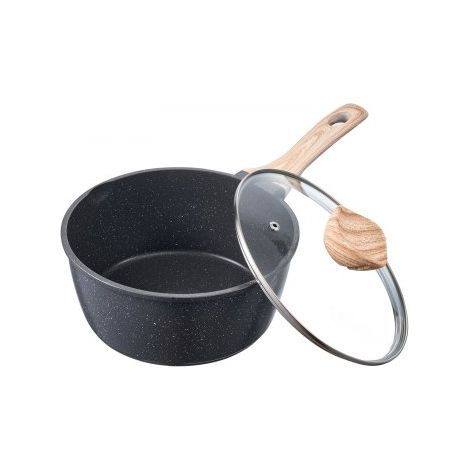 Casserole de 2 - 4 L - Poêlon avec Revêtement Antiadhésif (1/5)