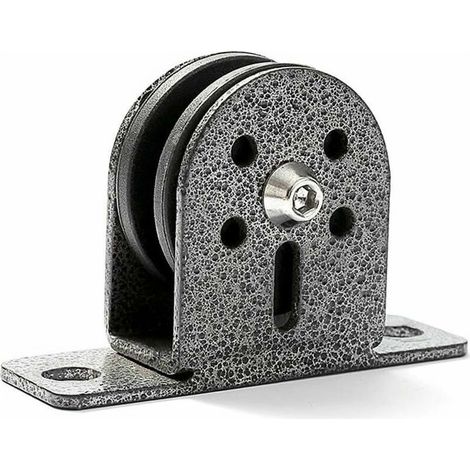 Poulies roulantes de fitness avec roues à rainures silencieuses, poulies de corde de levage pivotantes Poulies silencieuses Poulies de corde pivotantes robustes pour salle de sport, accessoires (1/5)