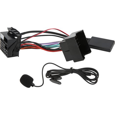 Adaptateur de câble audio auxiliaire Bluetooth 5.0 à 12 broches pour microphone, pièce de rechange mains libres pour Peugeot 207, 307, 407 et 308 (1/5)