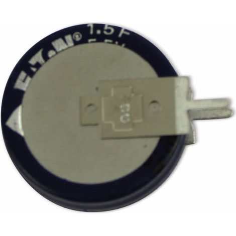 EATON condensateur Gold Cap 1,5F, 5,5V, radial, KR-5R5V155-R (1/2)