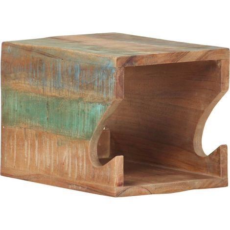 vidaXL Support mural de vélos 35x25x25 cm Bois de récupération massif (1/5)