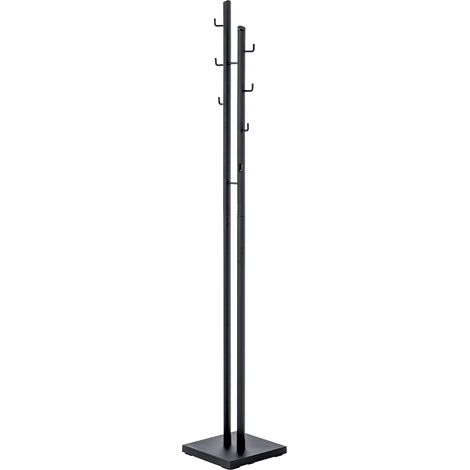 HAKU Möbel Appendiabiti nero, metallo - Dim.: L 29 cm x A 176 cm x P 29 cm, Stile: Moderno (1/4)