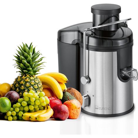 Clatronic AE 3666 Licuadora Semiprofesional, 2 Velocidades, Desmontable, Boca Llenado Grande, Contenedor Pulpa 400W Plata