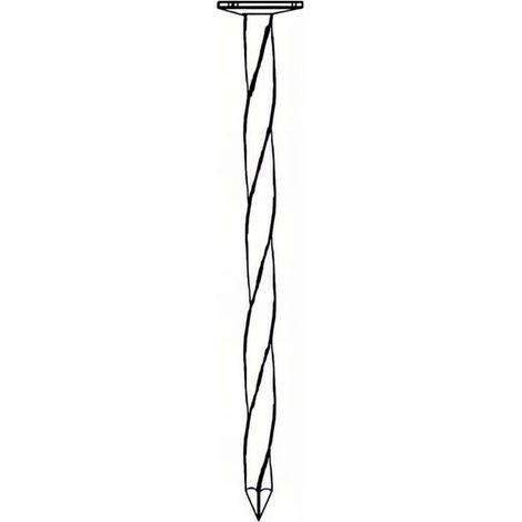 Pointe en Vrac Tête Plate Carré Torsadé (Ct) - 5.5x140 mm en Seau de 5 kg - D-Work (1/2)
