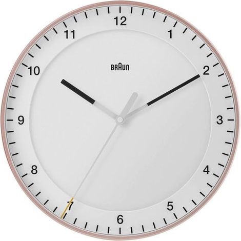 Braun BC 17 PW DCF Funkwanduhr pink/weiß