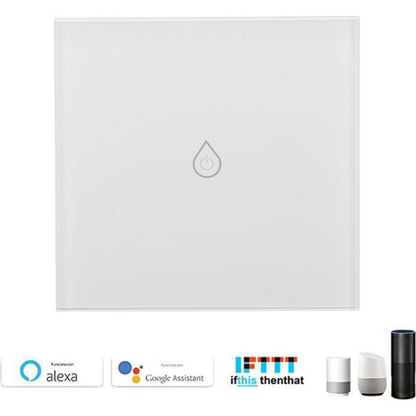 Interrupteur de chauffe-eau électrique WiFi haute puissance Smart Touch pour TUYA 16A 110-240V pour l'hôtellerie--Trimec (1/4)