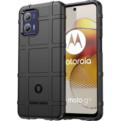 Funda para Motorola Moto G73 5G, resistente, color negro. (1/5)