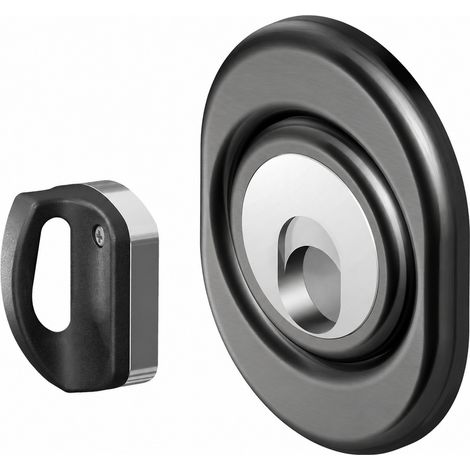 DEFENDER MAGNETICO PER SERRATURE 'MR 500F' inox nero - DISEC