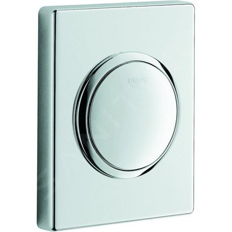Commande de urinoir Skate 38595 avec bouton-poussoir en chrome (1/3)
