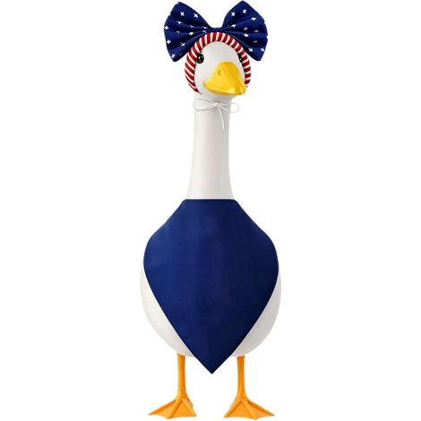 für Zementgans 250 Jubiläum Patriotisch 43cm 58cm Gans
