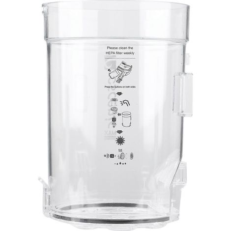 Accessoire de remplacement compatible avec le bac à poussière des aspirateurs robots Proscenic P10 et P11 (filtre non inclus). (1/5)