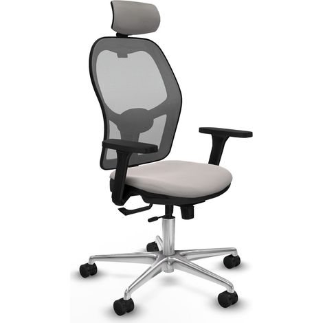 Silla de oficina piqueras y crespo Jorquera negro cómoda ergonómica (1/2)