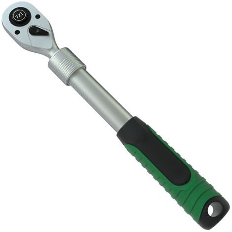 Clé à cliquet télescopique Clé à douille télescopique Clé à cliquet réversible Outils à main pour la réparation automobile, clé à douille télescopique, clé à douille réversible, clé à cliquet (1/5)