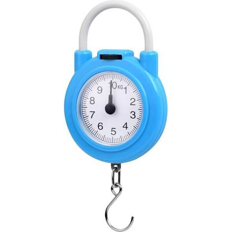 Gepäckwaage, dynamische Waage bis 10 kg, klein und tragbar mit komfortablem Griff für Reisen und Arbeit (1/4)