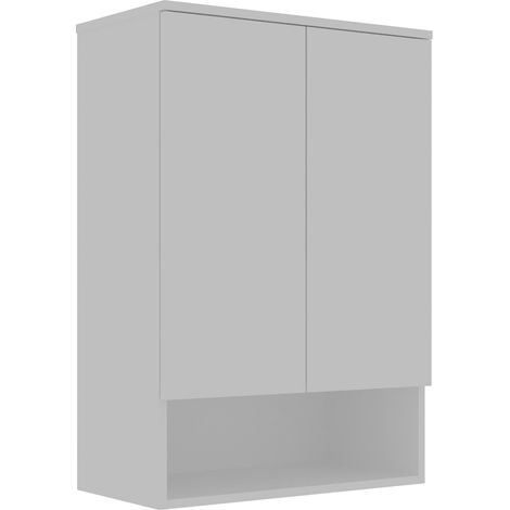Badezimmerschrank "Bosco Lume 70" – 70 x 36 x 100 cm – Mattweiß (1/3)