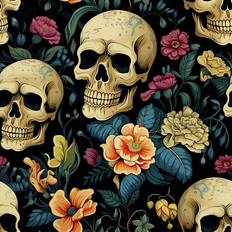 Tela Oxford decorativa para exteriores - Motivo de calavera I DX4698 (1/5)