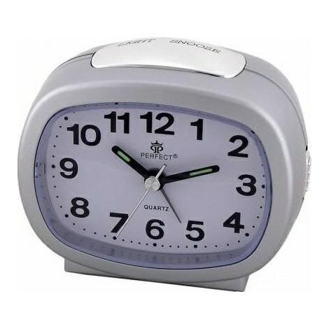 Réveil à quartz A713C2 argenté en parfait état