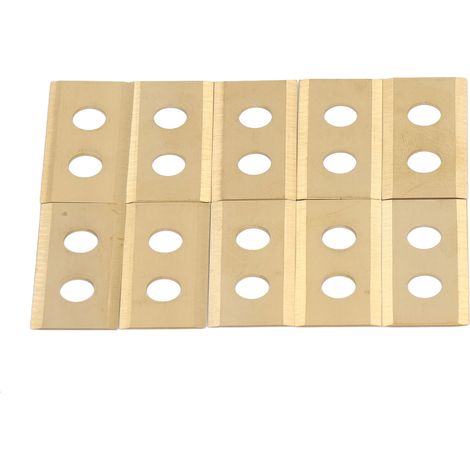 30 Lames en Titane Acier Inoxydable pour Tondeuse Robotisée Worx Landroid, Set de Rechange Haute Durabilité (1/5)