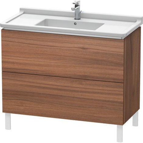 Meuble vasque L-CUBE 469x1020x712mm blanc super mat