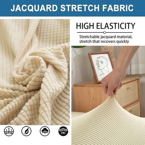 Stretchbezug für armloses Schlafsofa, 1-3-Sitzer, Farbe Q, 165-200 cm