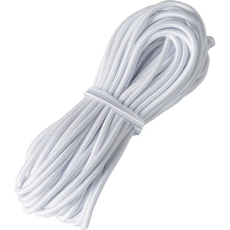 Cordon élastique en tissu de 45 yards (41 m) et de 2 mm (1/16") - Idéal pour la création de bijoux et de perles. (1/5)