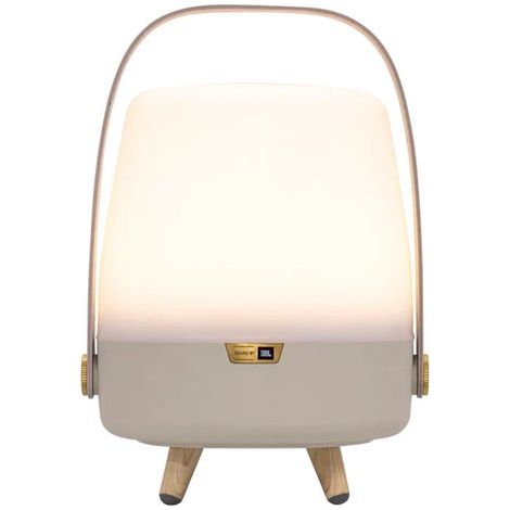Kooduu Lite-up PLAY Mini Altoparlante portatile mono Sabbia, Bianco, Legno 8 W