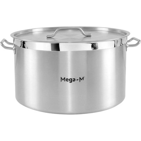 Pentola da catering media con coperchio Mega-M PRO 58 l dia. 50 cm x h 30 cm N (1/5)